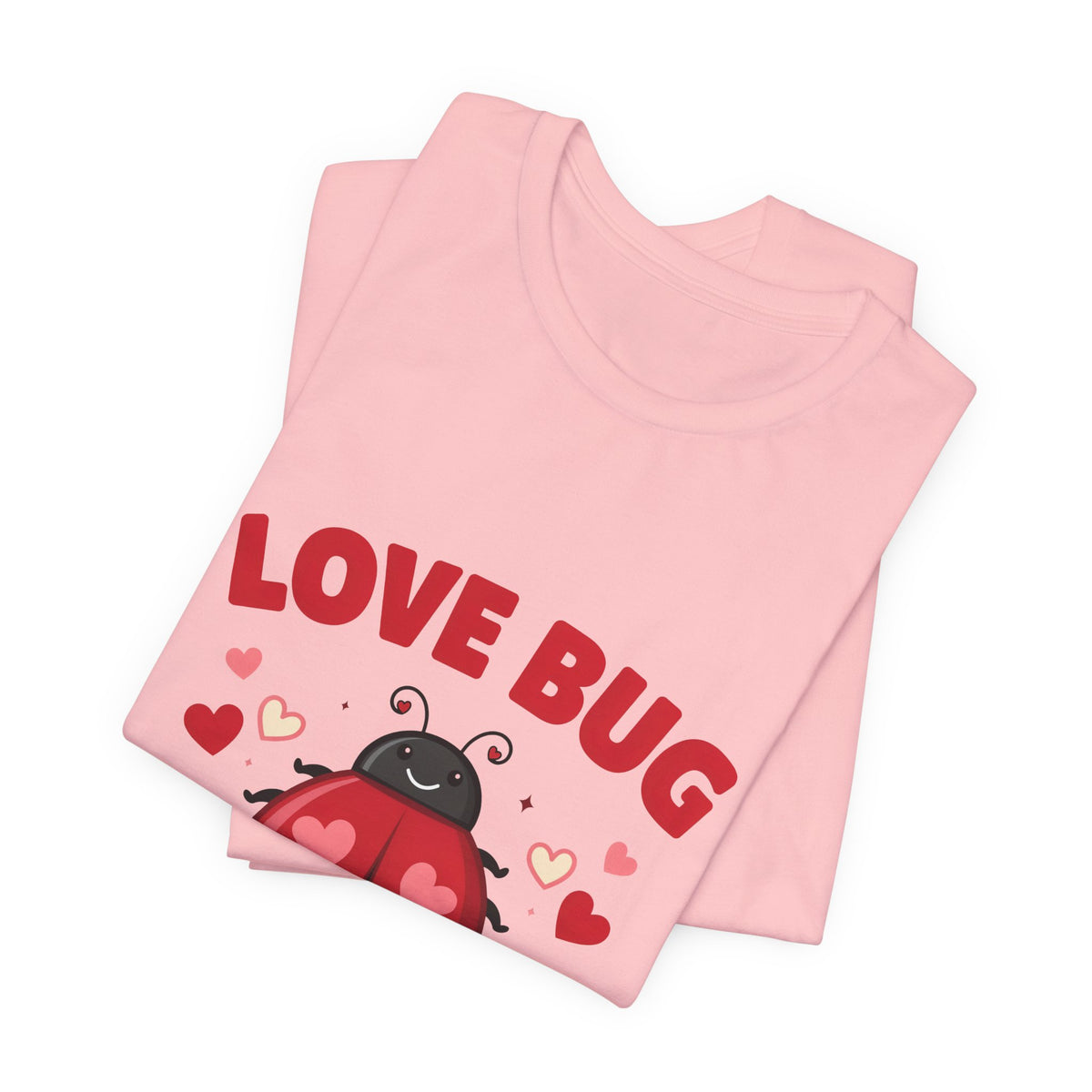 Love Bug Valentine Ladybug Shirt, Ladybug Valentine T-Shirt, Valentines Day Tee