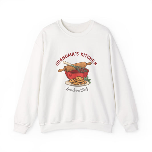 Grandma's Kitchen Love Served Daily Sweatshirt