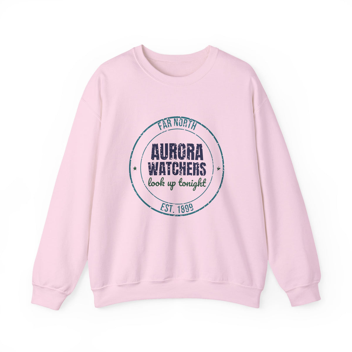 Far North Aurora Watchers Est. 1899 Sweatshirt, Vintage Winter Crewneck Sweatshirt