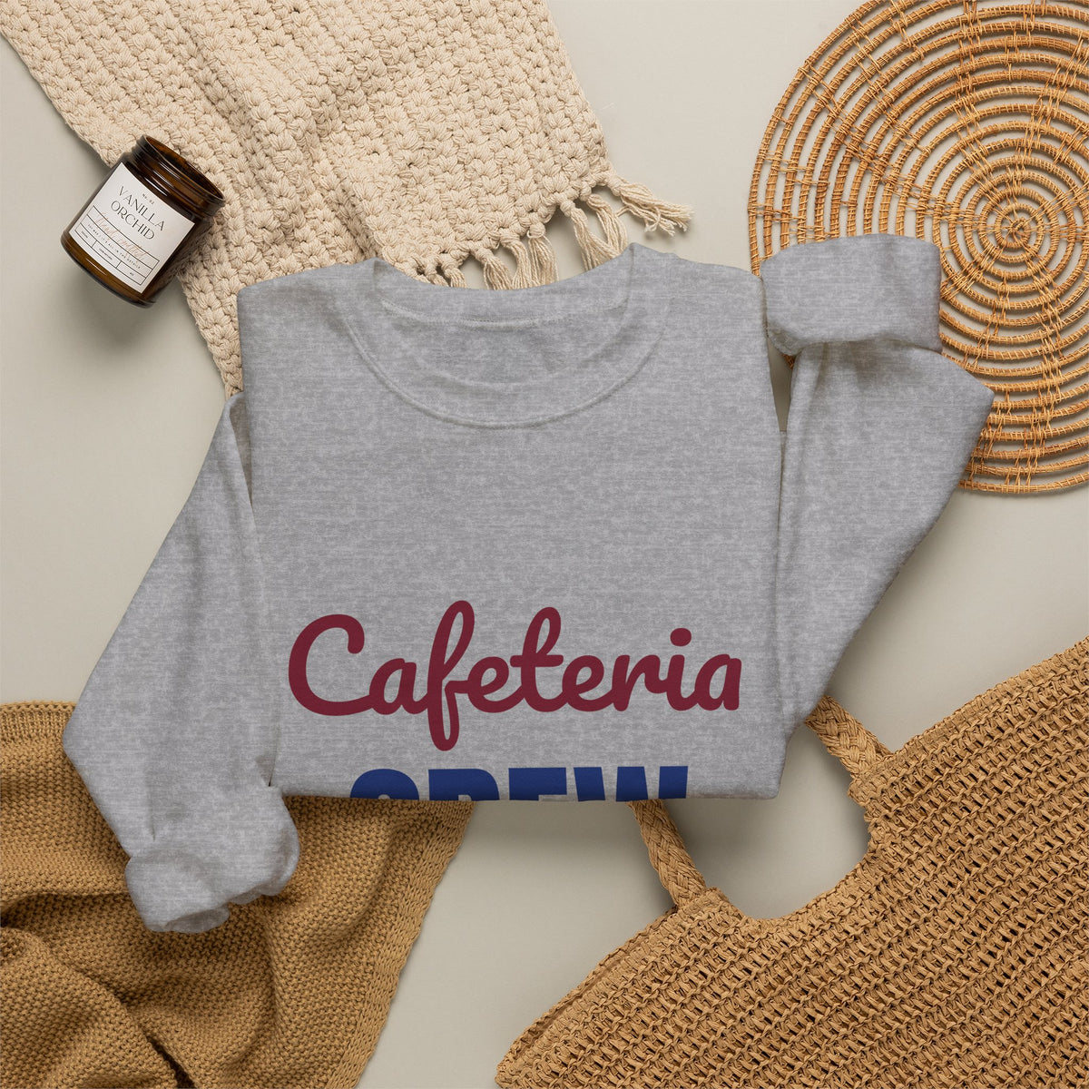 Cafeteria Crew Serving Smiles Daily Sweatshirt, Cafeteria Crew Crewneck Sweatshirt