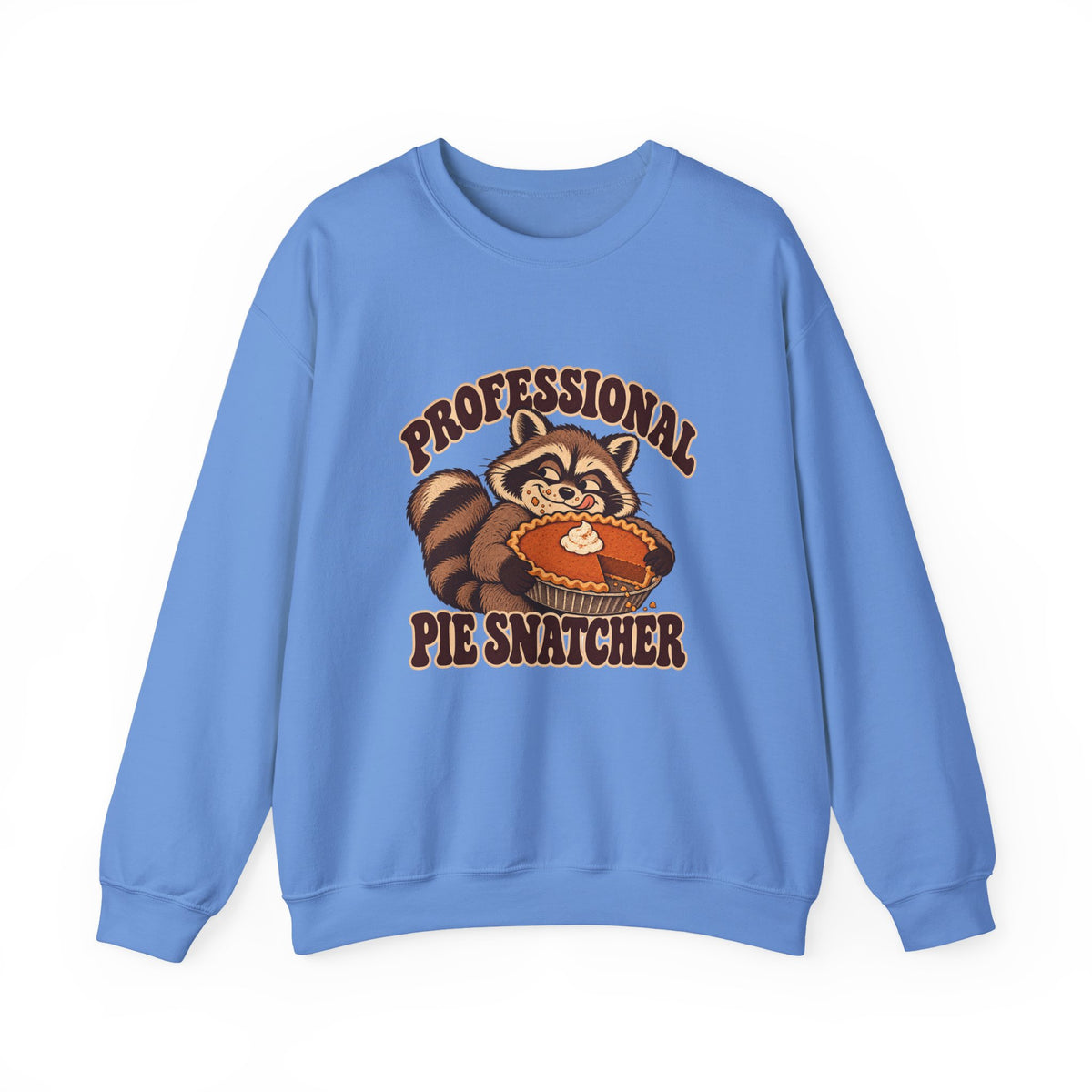 Professional Pie Snatcher Raccoon Thanksgiving Sweatshirt, Raccoon Thanksgiving Crewneck Sweatshirt
