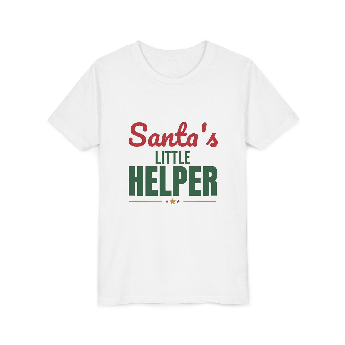 Santa's Little Helper Kids Shirt, Kids Christmas T-Shirt