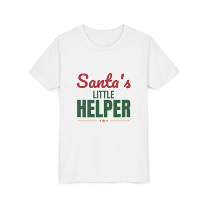 Santa's Little Helper Kids Shirt, Kids Christmas T-Shirt