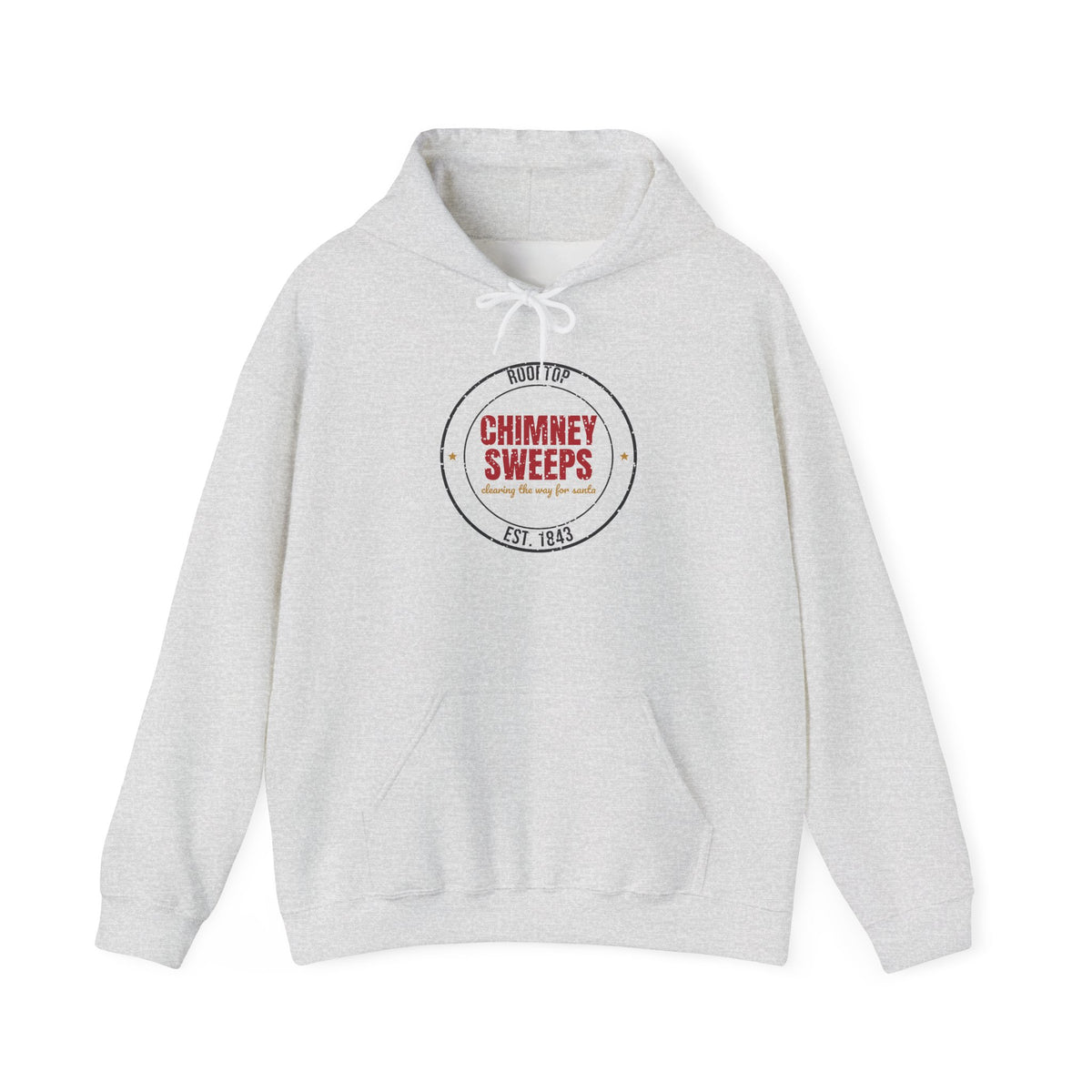 Rooftop Chimney Sweeps Est. 1843 Hoodie, Vintage Christmas Hoodie
