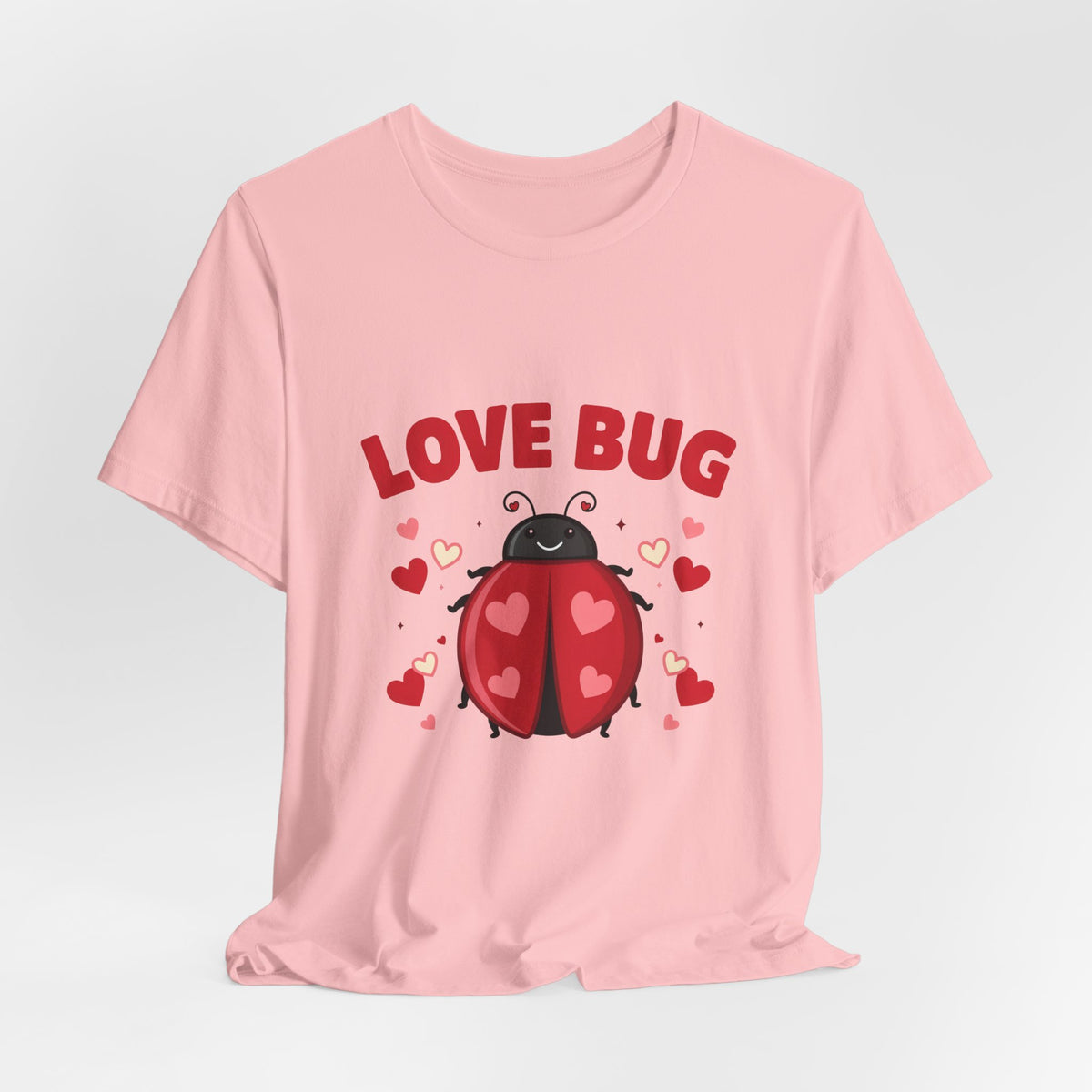 Love Bug Valentine Ladybug Shirt, Ladybug Valentine T-Shirt, Valentines Day Tee
