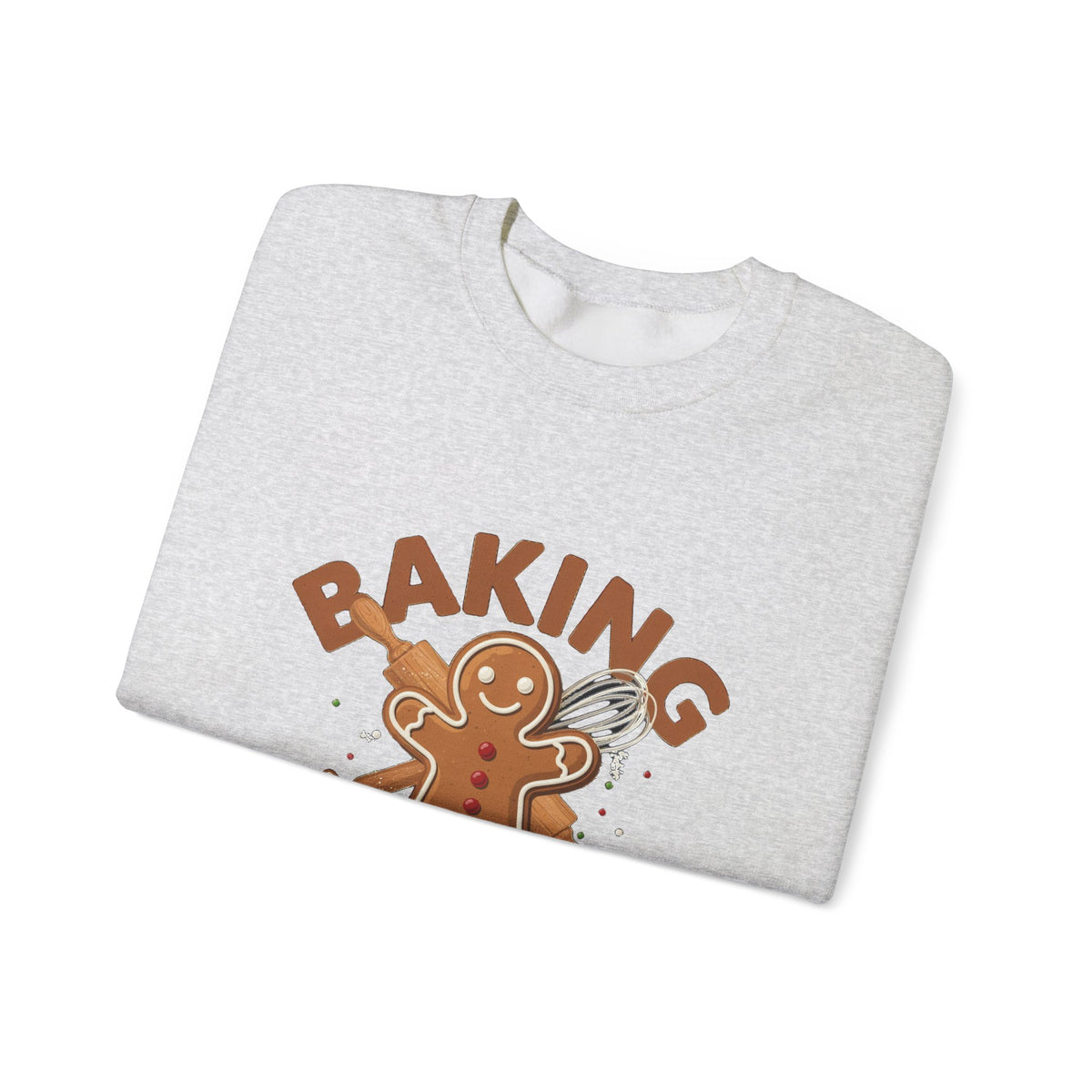 Baking Spirits Bright Sweatshirt, Christmas Baking Crewneck, Gift for Bakers