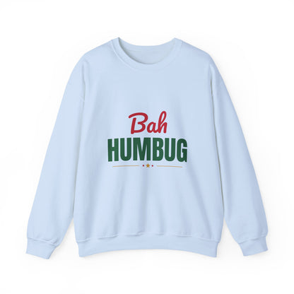 Bah Humbug Sweatshirt, Funny Grumpy Christmas Crewneck