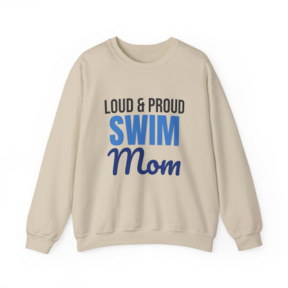 Loud and Proud Swim Mom Sweatshirt