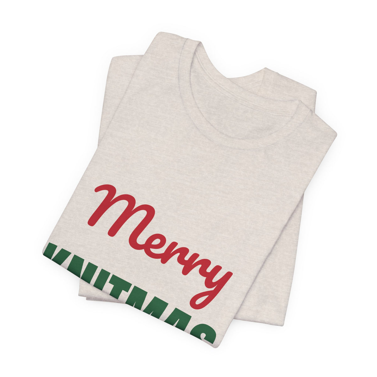 Merry Knitmas Shirt, Knitting Christmas T-Shirt, Knitter Gift