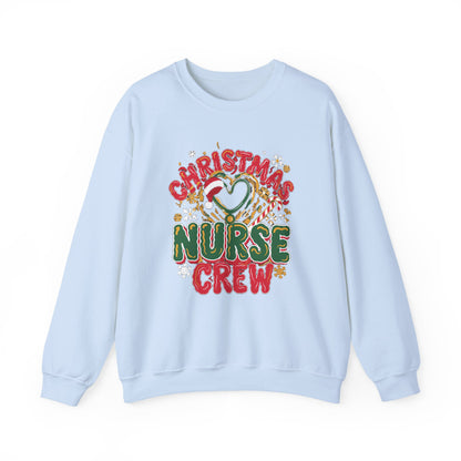 Christmas Nurse Crew Sweatshirt, Retro Nurse Christmas Crewneck, Holiday Nurse Sweater