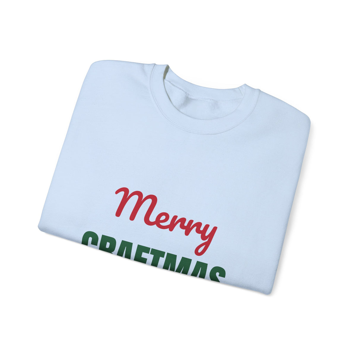 Merry Craftmas Sweatshirt, Crafter Christmas Crewneck