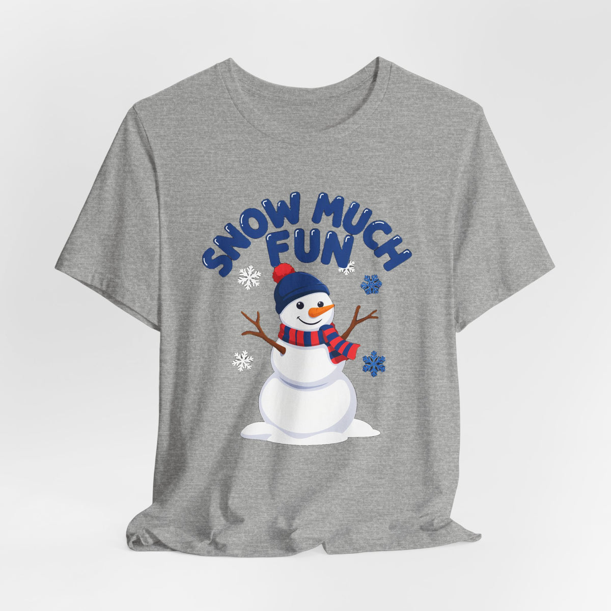 Snow Much Fun Shirt, Snowman Winter T-Shirt, Cute Snow Day Tee