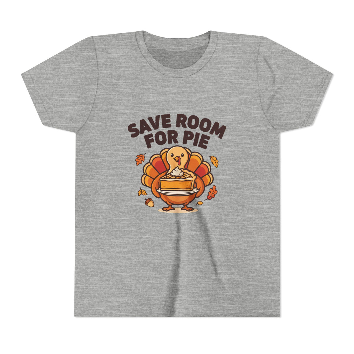 Save Room for Pie Thanksgiving Turkey Kids Shirt, Kids Save Room for Pie Thanksgiving Tee