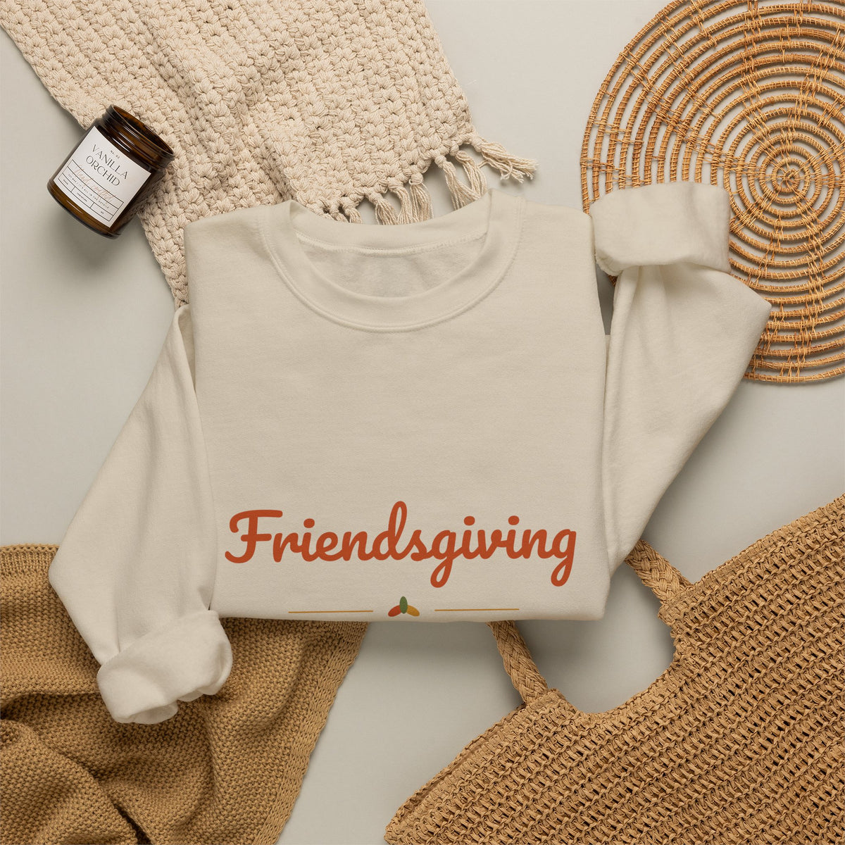 Friendsgiving 2026 Sweatshirt, Thanksgiving Crewneck, Matching Friends Fall Tee