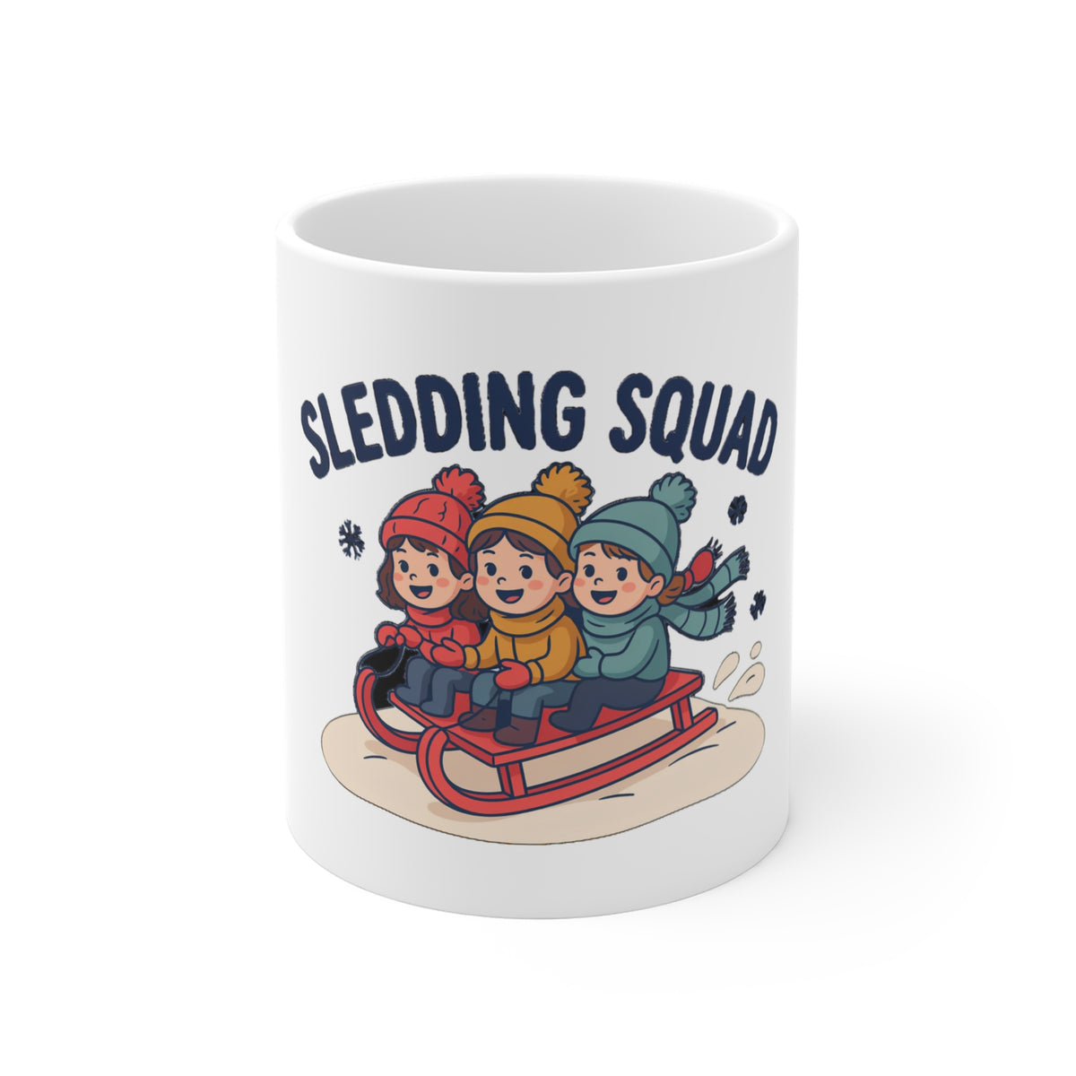 Sledding Squad Winter Mug