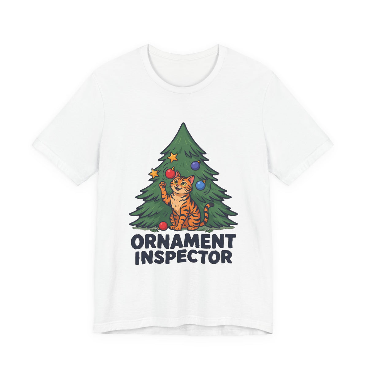 Ornament Inspector Christmas Cat Shirt, Ornament Inspector Christmas Cat T-Shirt