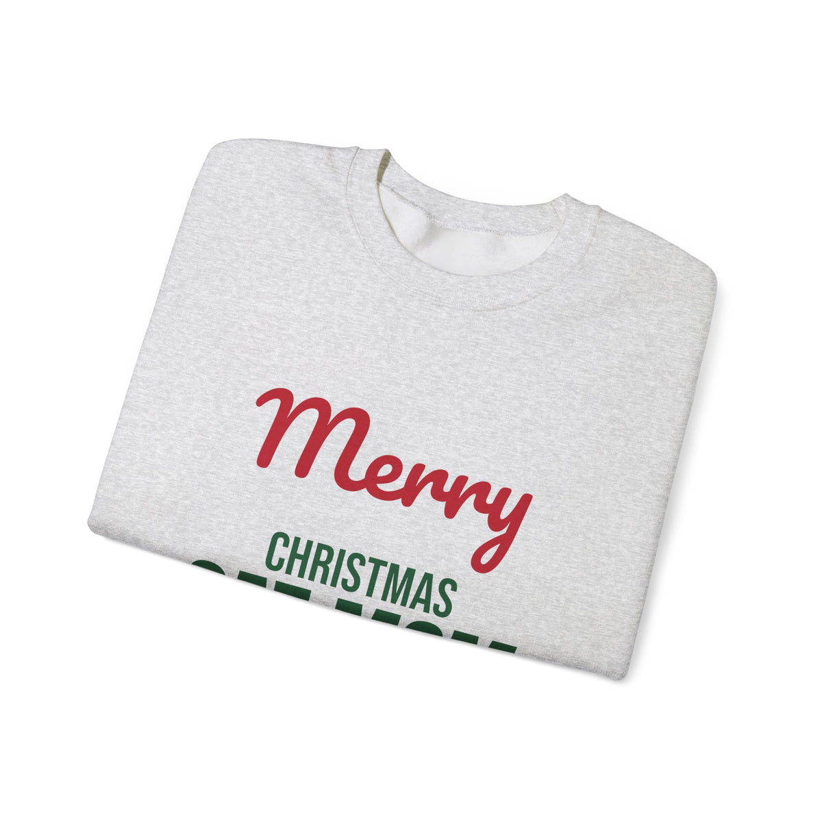 Merry Christmas Cat Mom Sweatshirt, Cat Mom Christmas Crewneck