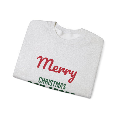 Merry Christmas Cat Mom Sweatshirt, Cat Mom Christmas Crewneck