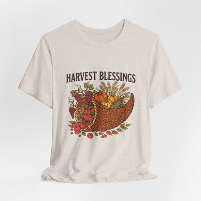 Harvest Blessings Shirt, Thanksgiving Harvest T-Shirt, Fall Tee