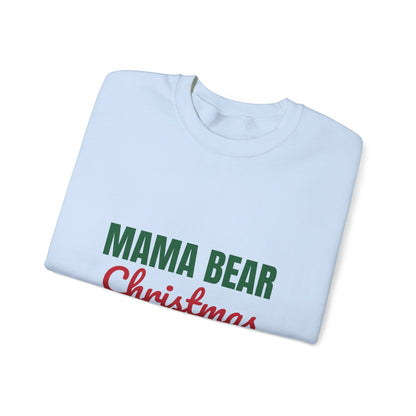 Mama Bear Christmas Sweatshirt, Mom Christmas Crewneck, Gift for Mom