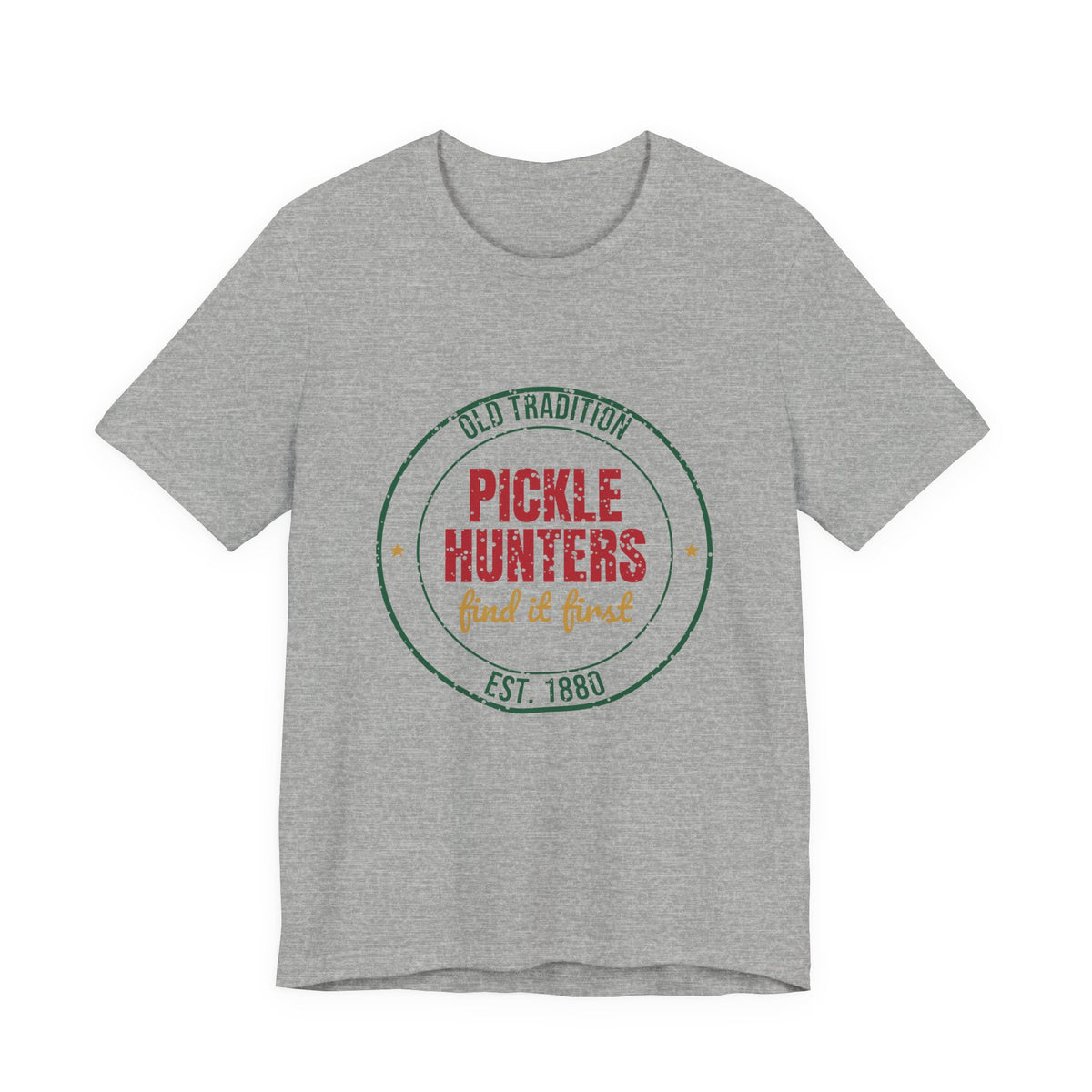 Old Tradition Christmas Pickle Hunters Est. 1880 Shirt, Vintage Christmas T-Shirt, Vintage Christmas Gift