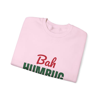 Bah Humbug Sweatshirt, Funny Grumpy Christmas Crewneck
