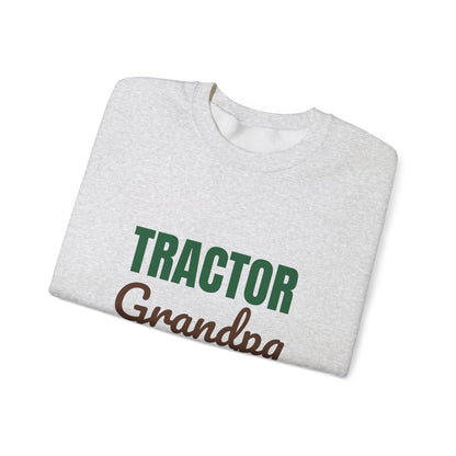 Tractor Grandpa Plowing Through Retirement Sweatshirt, Tractor Grandpa Crewneck