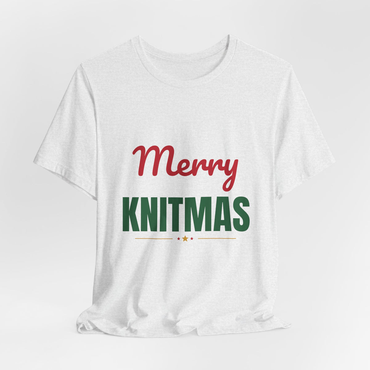 Merry Knitmas Shirt, Knitting Christmas T-Shirt, Knitter Gift