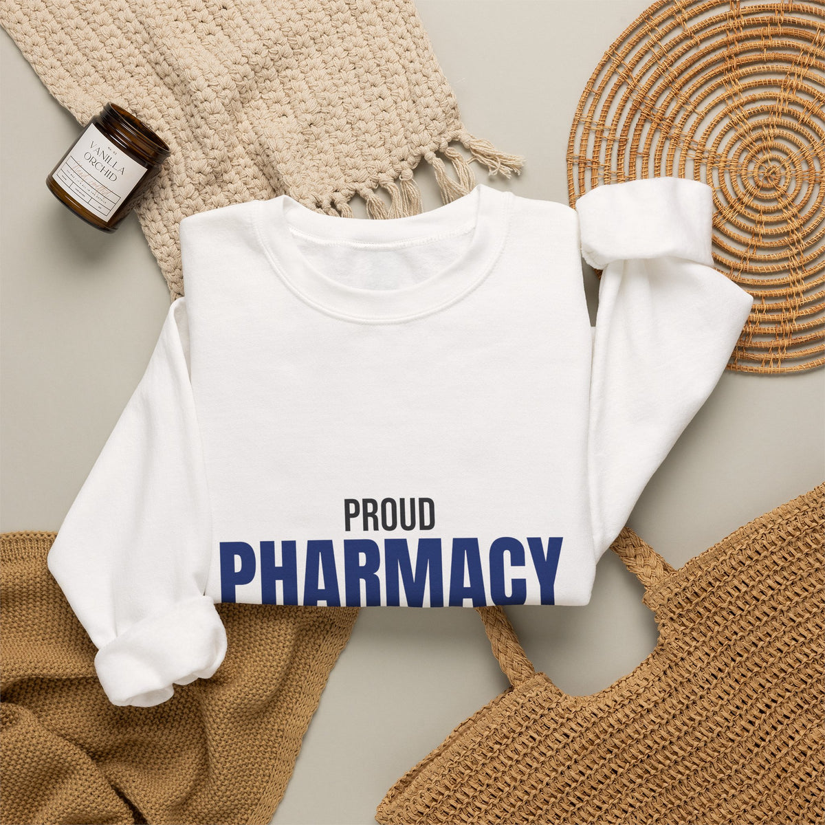 Proud Pharmacy Technician Sweatshirt, Pharmacy Tech Crewneck Sweatshirt