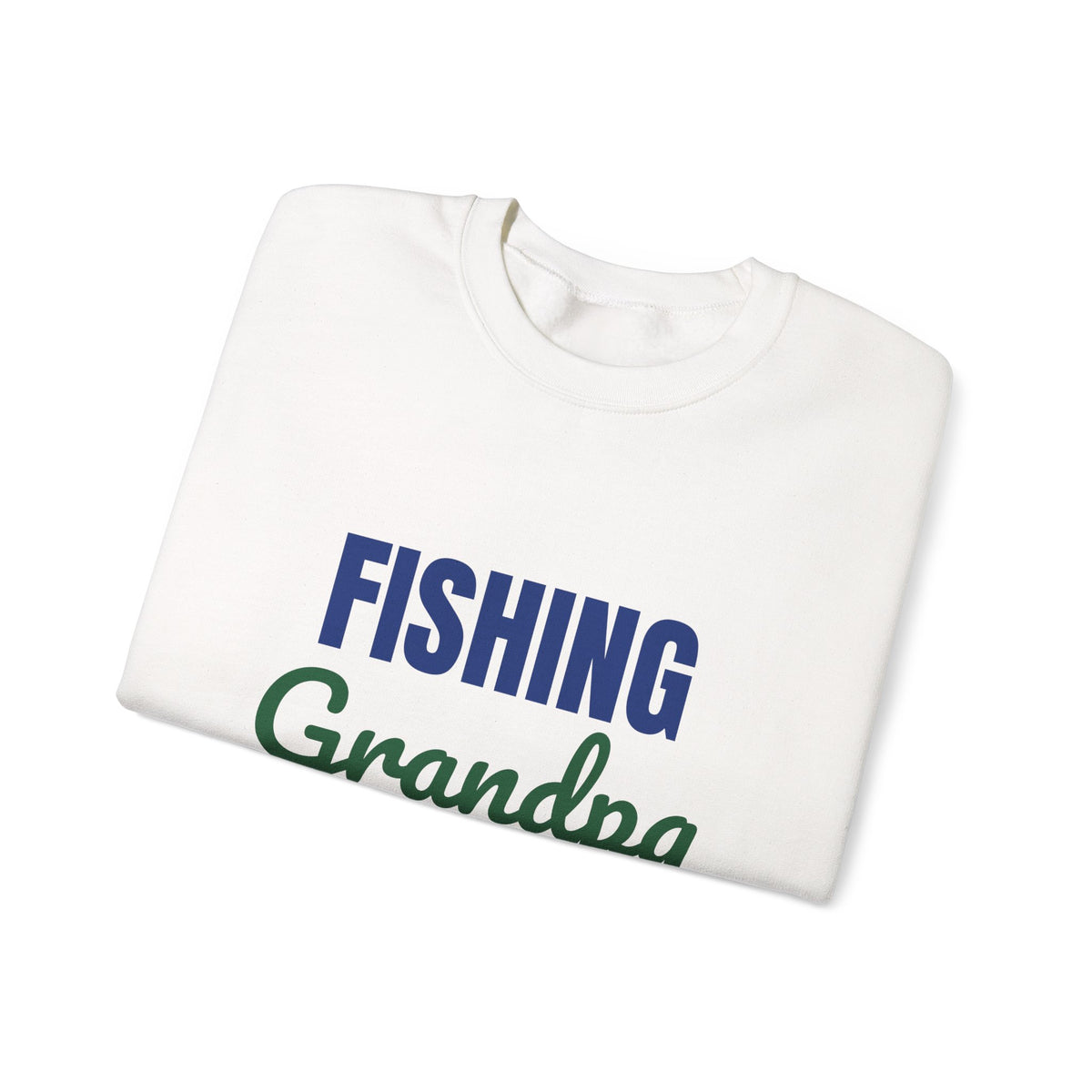 Fishing Grandpa Reel Cool Sweatshirt, Fishing Grandpa Crewneck