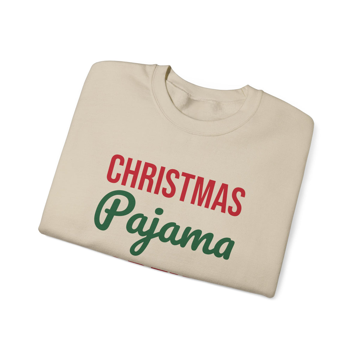 Christmas Pajama Crew Sweatshirt, Matching Family Christmas Crewneck