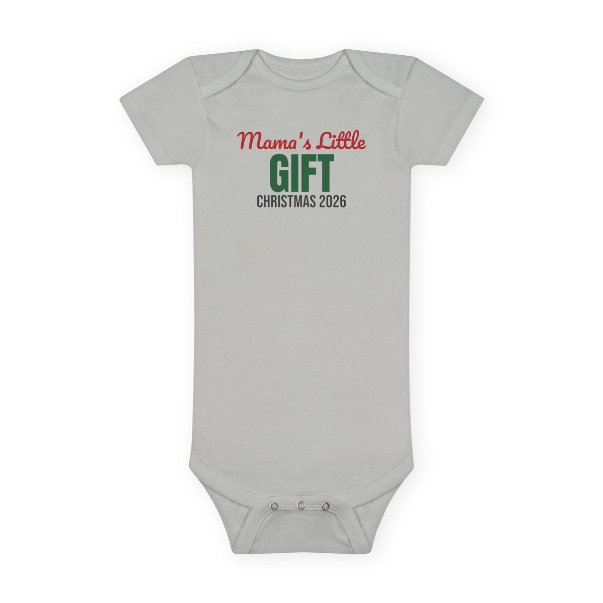 Mama's Little Gift Christmas 2026 Baby Bodysuit