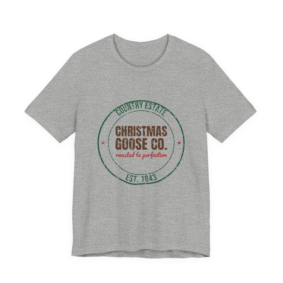 Country Estate Christmas Goose Co. Est. 1843 Shirt, Vintage Christmas T-Shirt, Vintage Christmas Gift