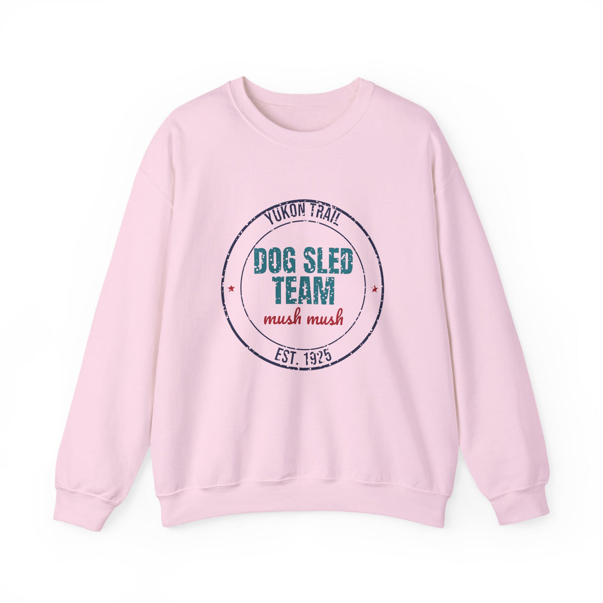 Yukon Trail Dog Sled Team Est. 1925 Sweatshirt, Vintage Winter Crewneck Sweatshirt