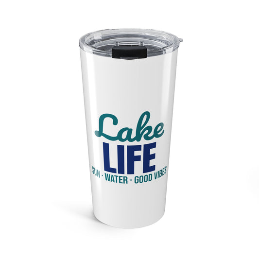 Lake Life Sun Water Good Vibes Tumbler