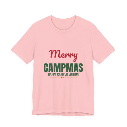 Merry Campmas Shirt, Camping Christmas T-Shirt, Camper Gift