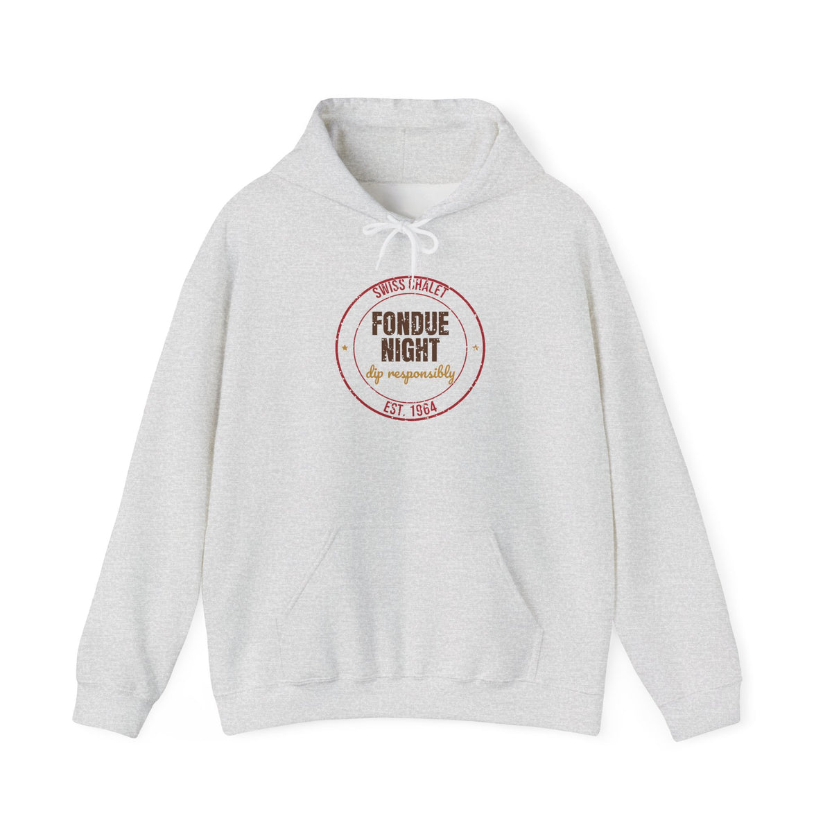 Swiss Chalet Fondue Night Est. 1964 Hoodie, Vintage Fondue Hoodie