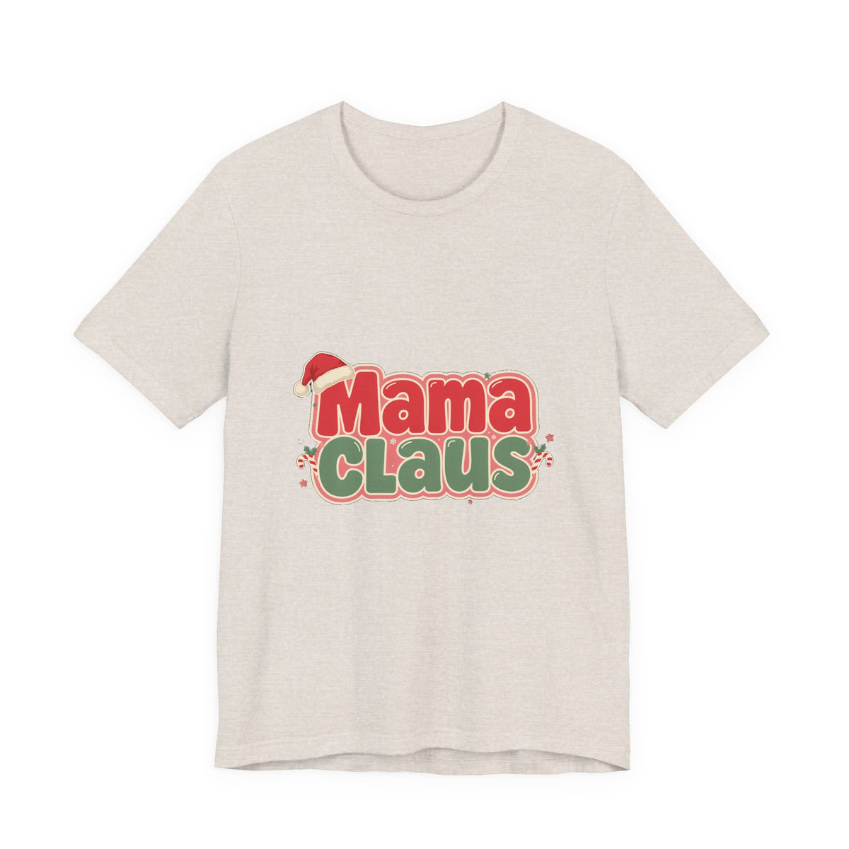 Mama Claus Shirt, Retro Christmas T-Shirt for Mom, Funny Holiday Mom Tee