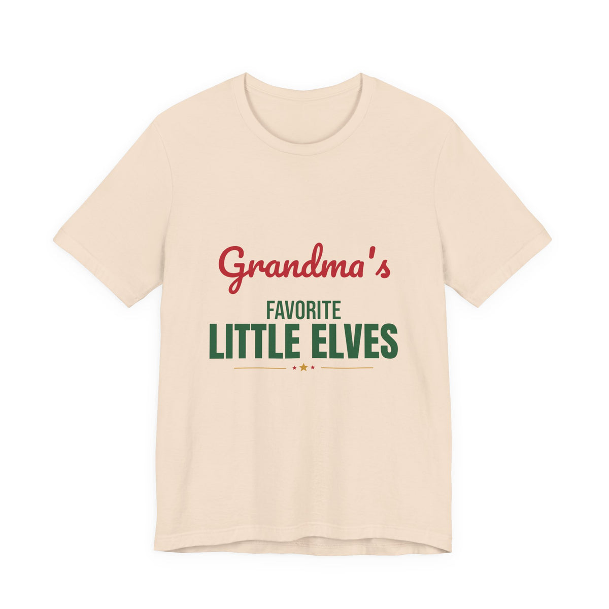 Grandma's Favorite Little Elves Shirt, Grandma Christmas T-Shirt, Nana Holiday Tee