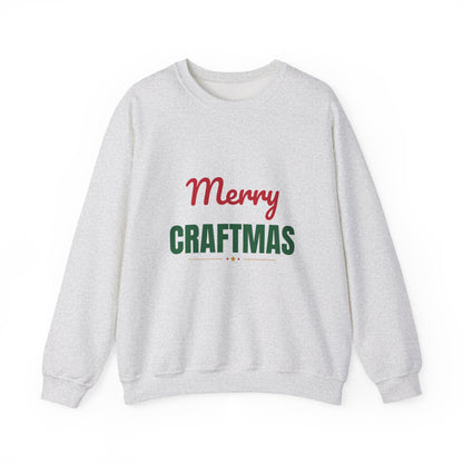 Merry Craftmas Sweatshirt, Crafter Christmas Crewneck