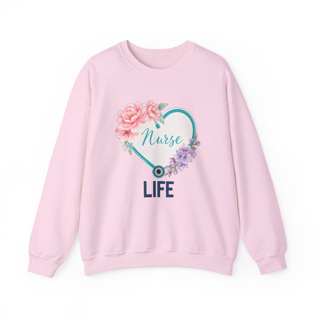 Nurse Life Sweatshirt, Floral Nurse Crewneck, RN Gift