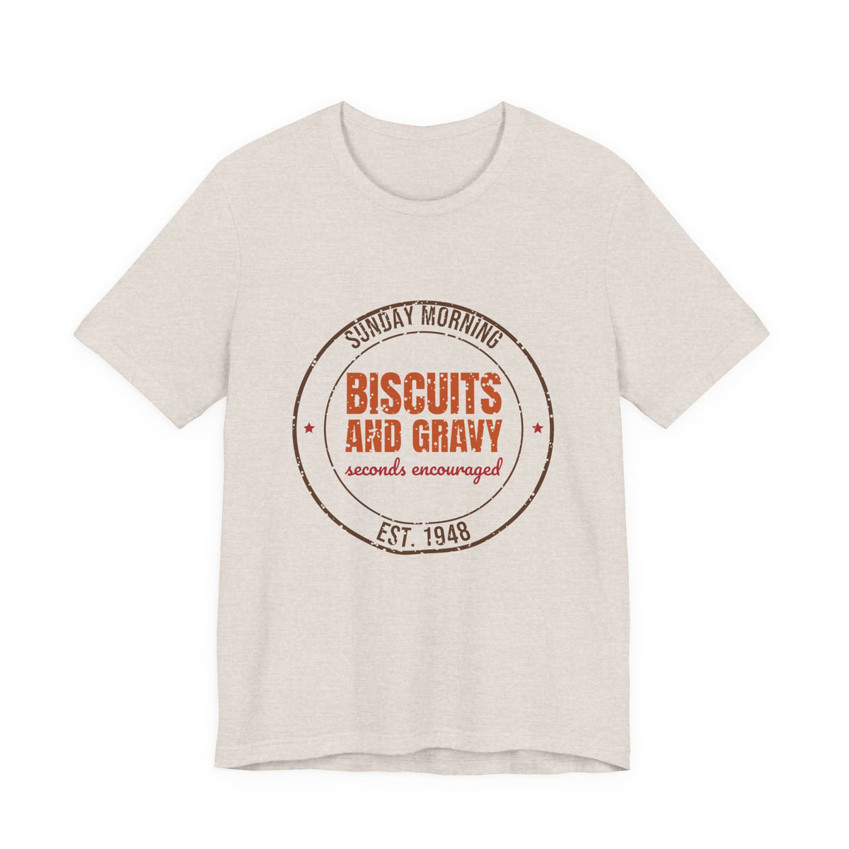 Sunday Morning Biscuits and Gravy Est. 1948 Shirt, Vintage Southern T-Shirt, Vintage Southern Gift
