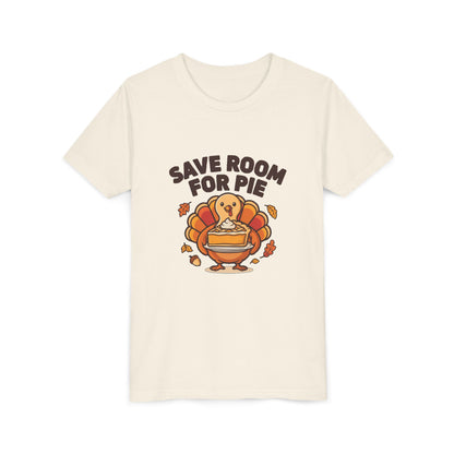 Save Room for Pie Thanksgiving Turkey Kids Shirt, Kids Save Room for Pie Thanksgiving Tee