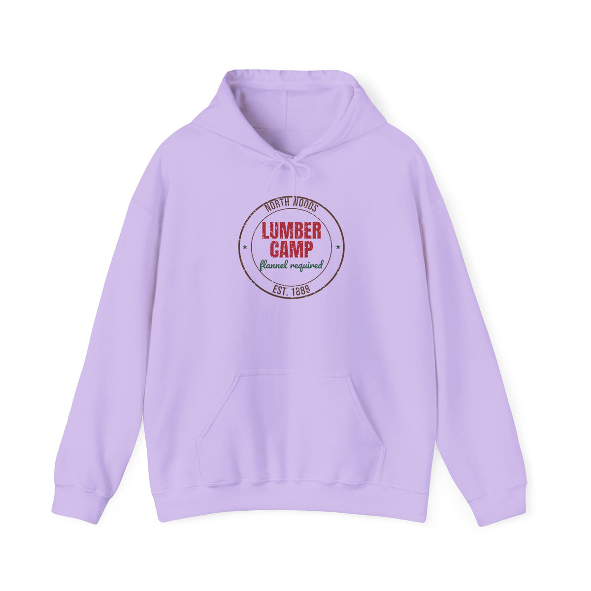 North Woods Lumber Camp Est. 1888 Hoodie, Vintage Lumberjack Hoodie