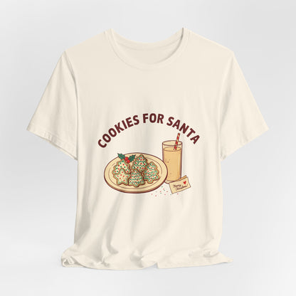 Cookies for Santa Shirt, Christmas Eve T-Shirt, Family Christmas Tee