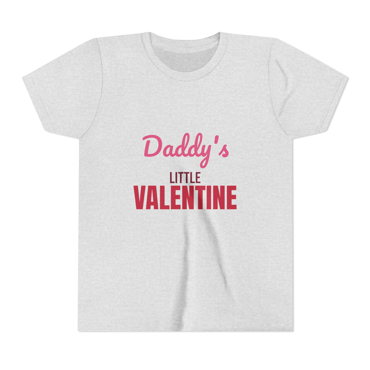 Daddy's Little Valentine Kids Shirt