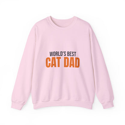 World's Best Cat Dad Sweatshirt, Cat Dad Crewneck