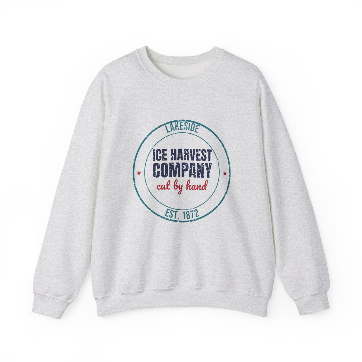 Lakeside Ice Harvest Company Est. 1872 Sweatshirt, Vintage Winter Crewneck Sweatshirt
