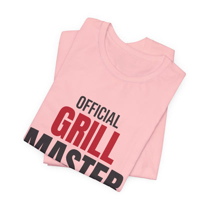 Official Grill Master Dad Shirt, BBQ Dad T-Shirt, Grilling Gift for Dad
