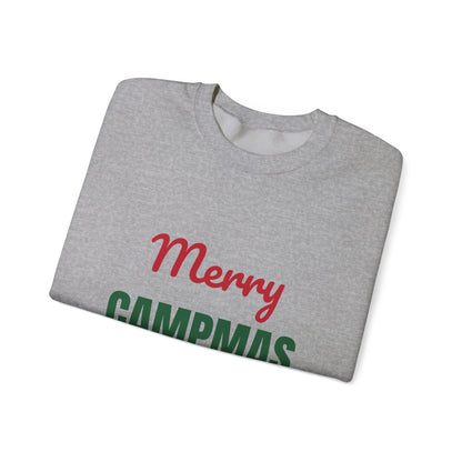 Merry Campmas Sweatshirt, Camping Christmas Crewneck, Camper Gift